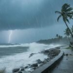Heavy rain clouds over Kerala as IMD issues yellow alert for multiple districts