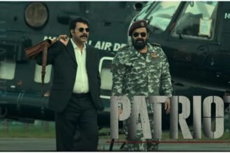 Poster of Mammootty and Mohanlal from the movie Patriot.